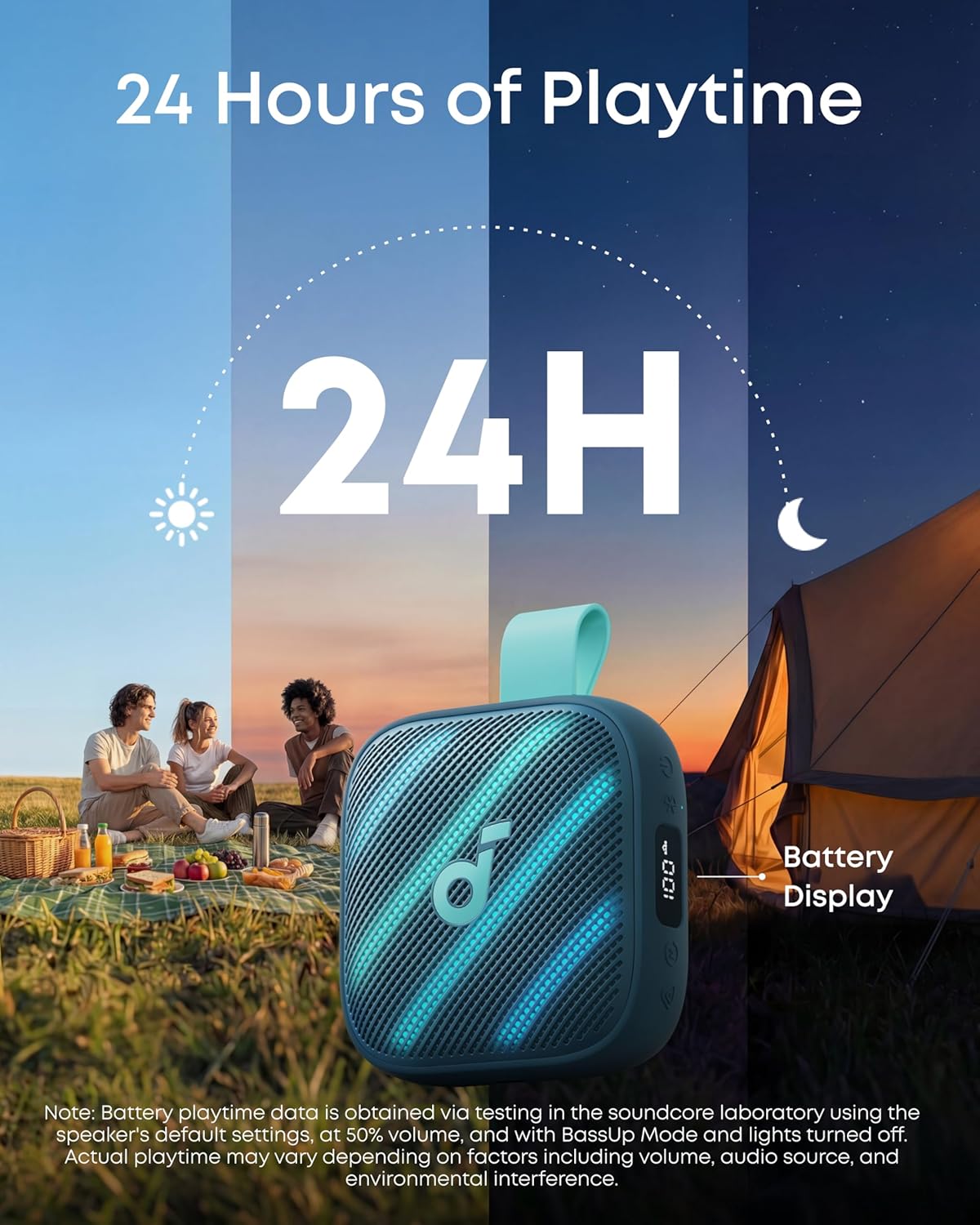 Soundcore Boom Go 3i - Altavoz Bluetooth portátil de Anker, sonido...