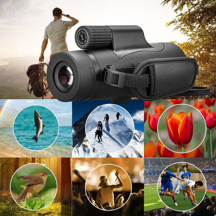 FEEMIC Telescopio monocular de alta potencia con visión de
