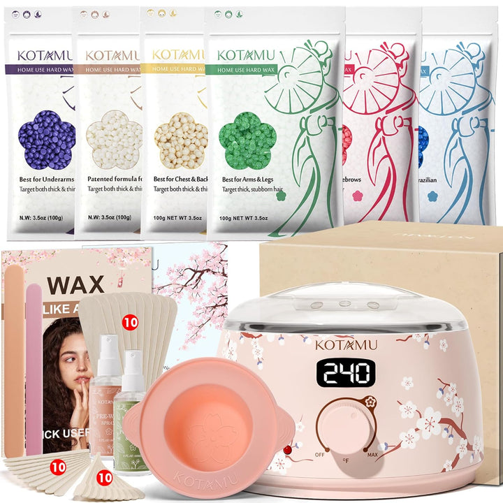 KOTAMU Kit de depilación con cereza