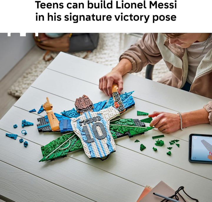 LEGO Editions Lionel Messi \u2013 Celebración \u2013 Juego de const...