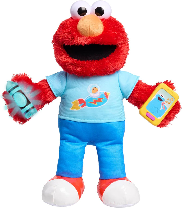 SESAME STREET Just Play - Peluche Elmo de 13 pulgadas con