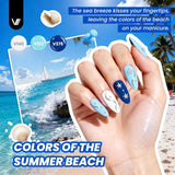 VANREESA Kit de 148 esmaltes de uñas de gel con puntas de uñas de a...