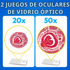 Microscopio de laboratorio de National Geographic con más de 50 accesorios