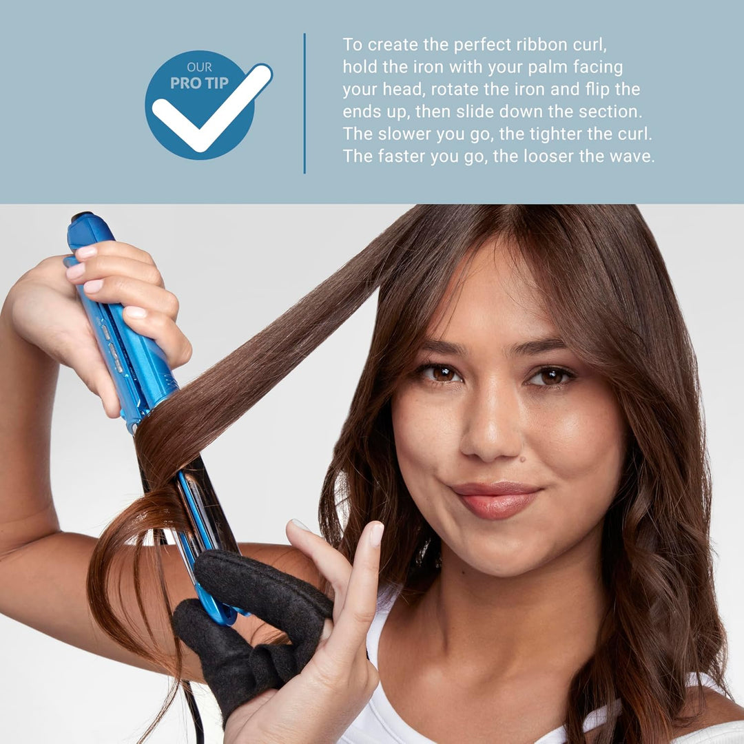 BaBylissPRO Plancha de acero inoxidable ultra suave de 1