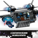 LEGO Super Heroes Marvel Avengers Quinjet 76248 Bloques de juguete, presente, cómics americanos, superhéroe, avión, Hikoki, película, niños, a partir de 9 años