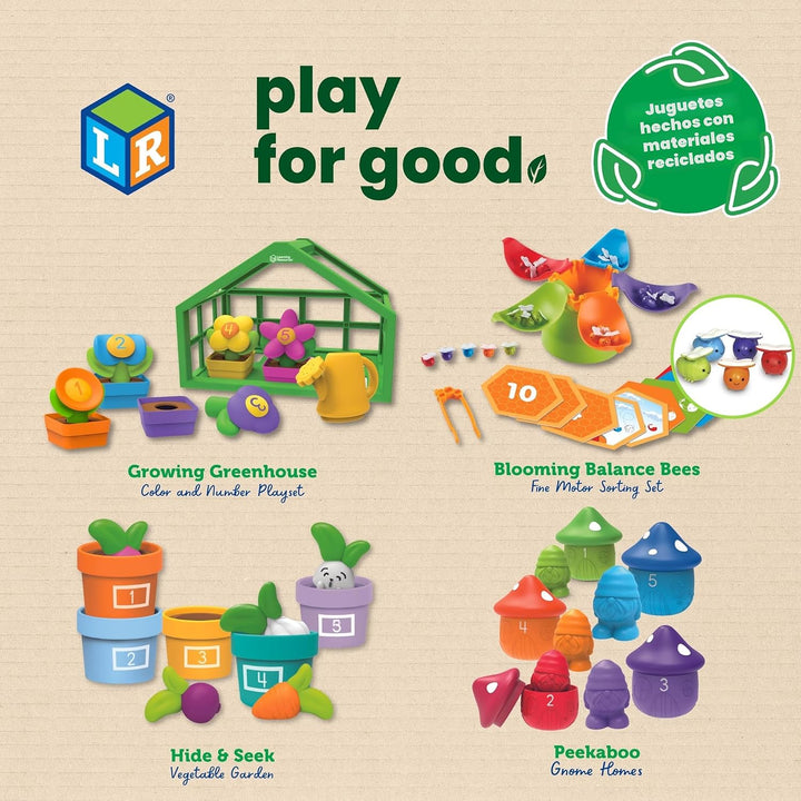Learning Resources Juego de colores y números de invernadero en cre...