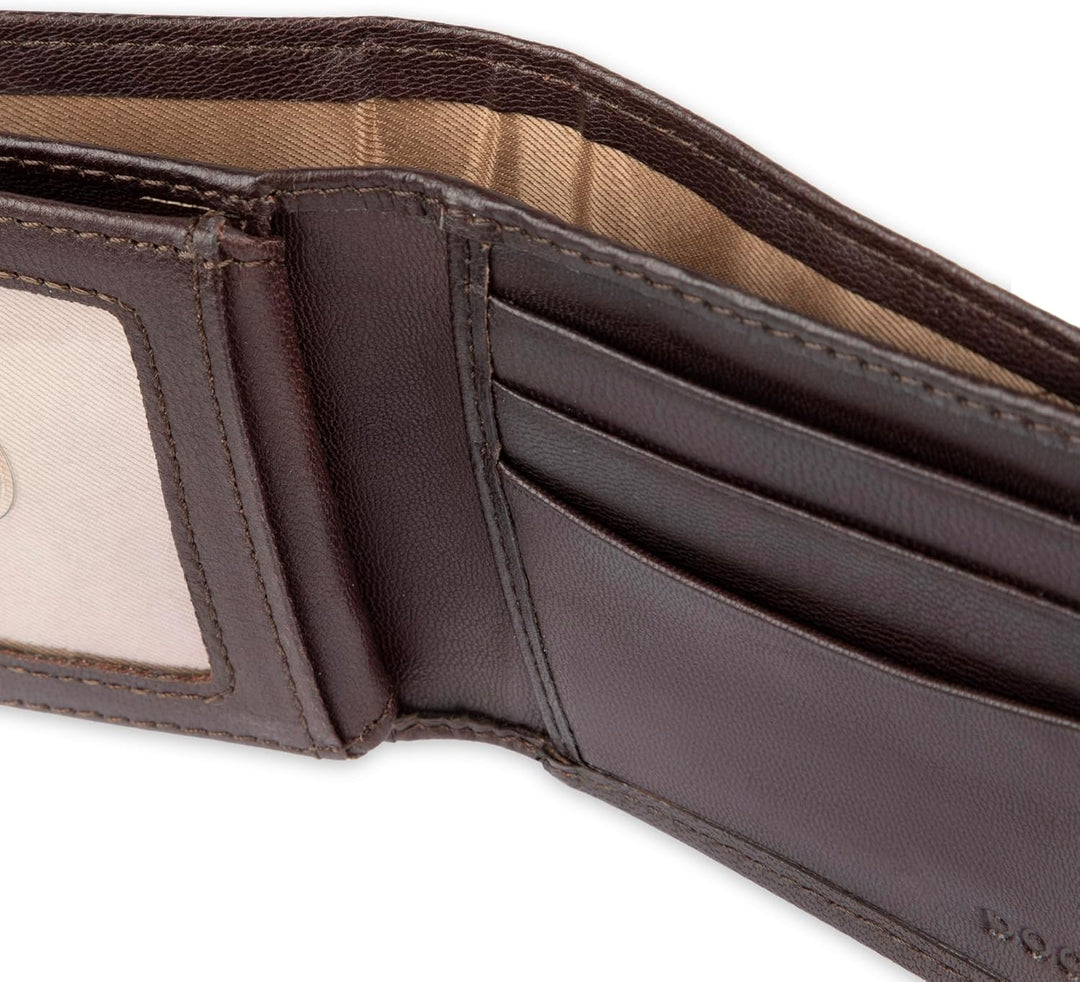 Dockers Mens piel Capacidad extra Slimfold Bifold Wallet