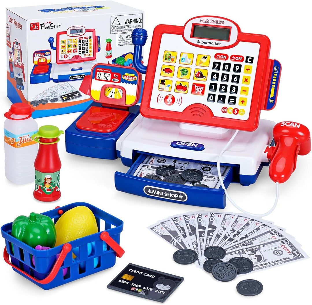 FS Calculadora de juego de simulación de caja registradora de jugue...