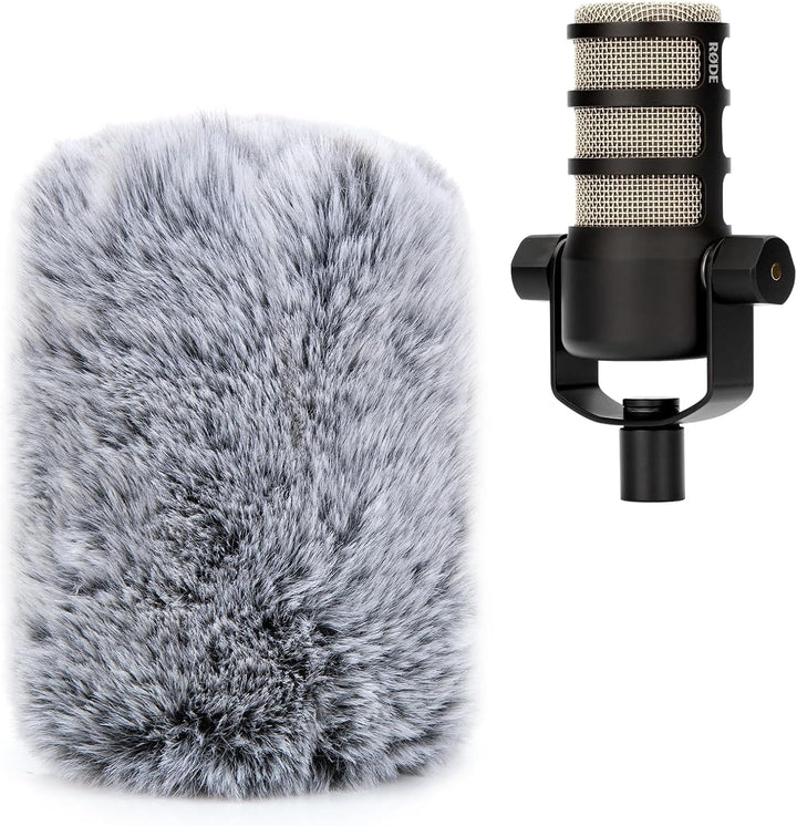 PodMic - Funda peluda con filtro pop, cubierta de viento para micró...