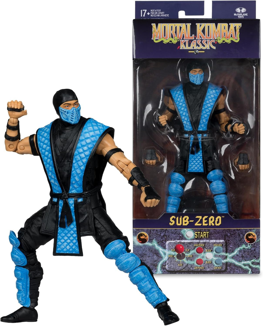 McFarlane Toys - Figura de acción Mortal Kombat Klassic Sub-Zero de...