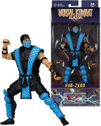 McFarlane Toys - Figura de acción Mortal Kombat Klassic Sub-Zero de 7 pulgadas