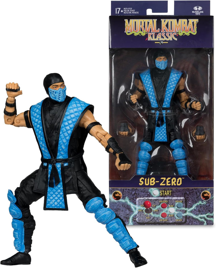 McFarlane Toys - Figura de acción Mortal Kombat Klassic Sub-Zero de...