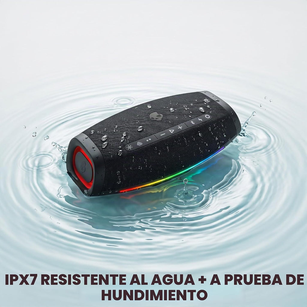 Skullcandy Barrel Micro Altavoz Bluetooth portátil, IPX7, batería de 24