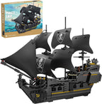 Sets de Bloques de Construcción Barco Pirata para Adultos y Niños de 8-14 años