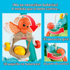 Fisher-Price Mueve contigo tortuga caminante juguete de empuje para bebé