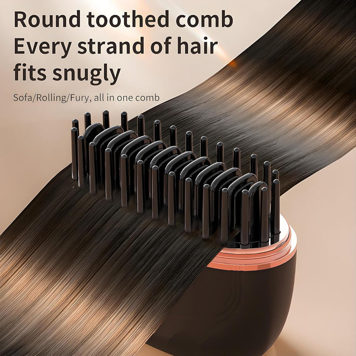 Yaslayp Glambrushs Mini Plancha de Pelo Recargable, Cepillo Plancha...
