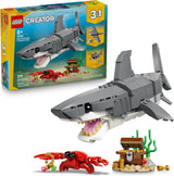 LEGO Creator - Juguete de construcción de tiburón feroz