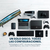 ModusTech Disco duro externo portátil de 500 GB USB 3.0\/Tipo-C, HD...