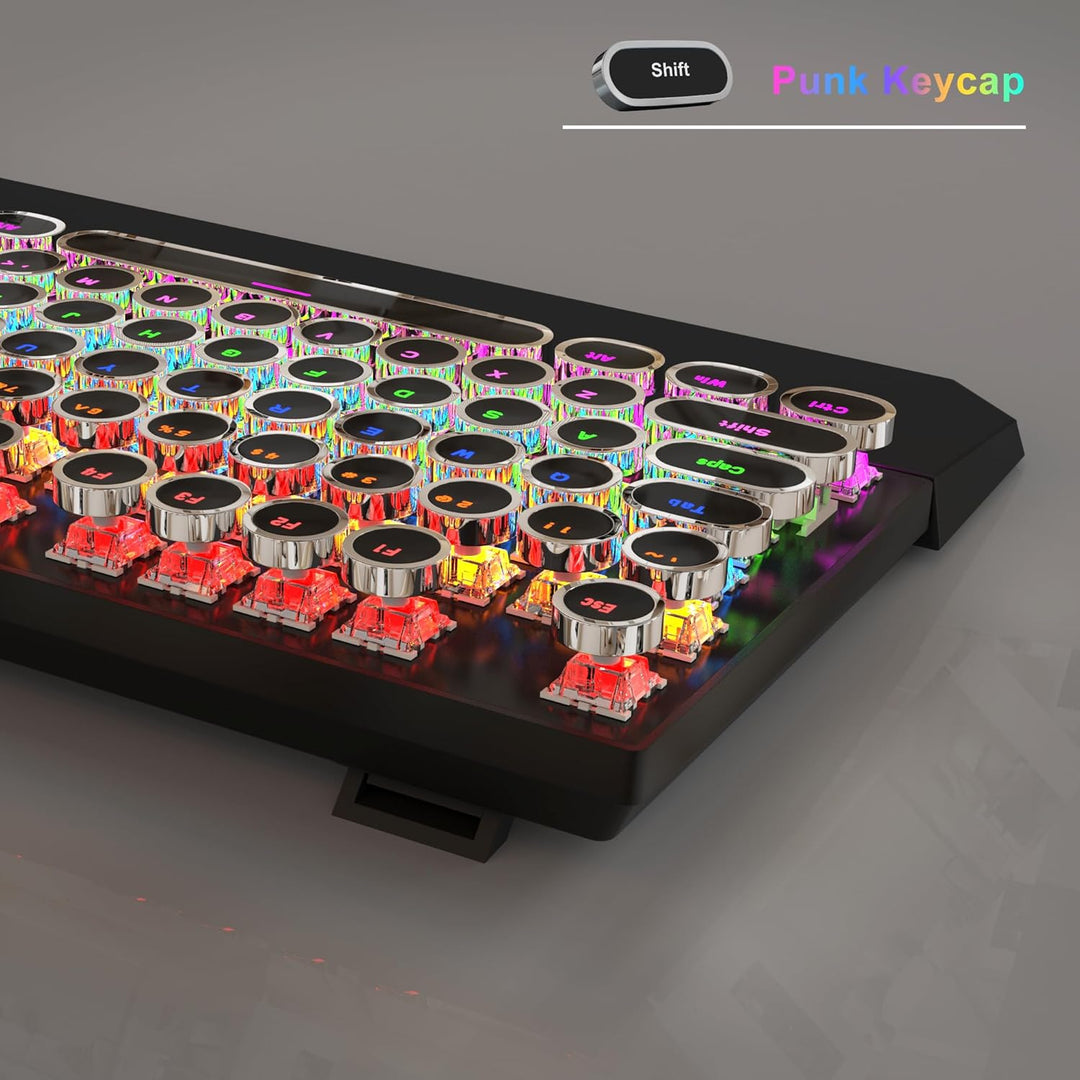 MageGee - Teclado mecánico estilo máquina de escribir para juegos r...