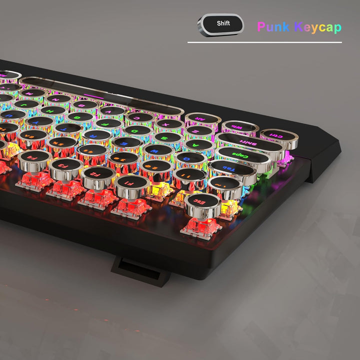 MageGee - Teclado mecánico estilo máquina de escribir para juegos r...