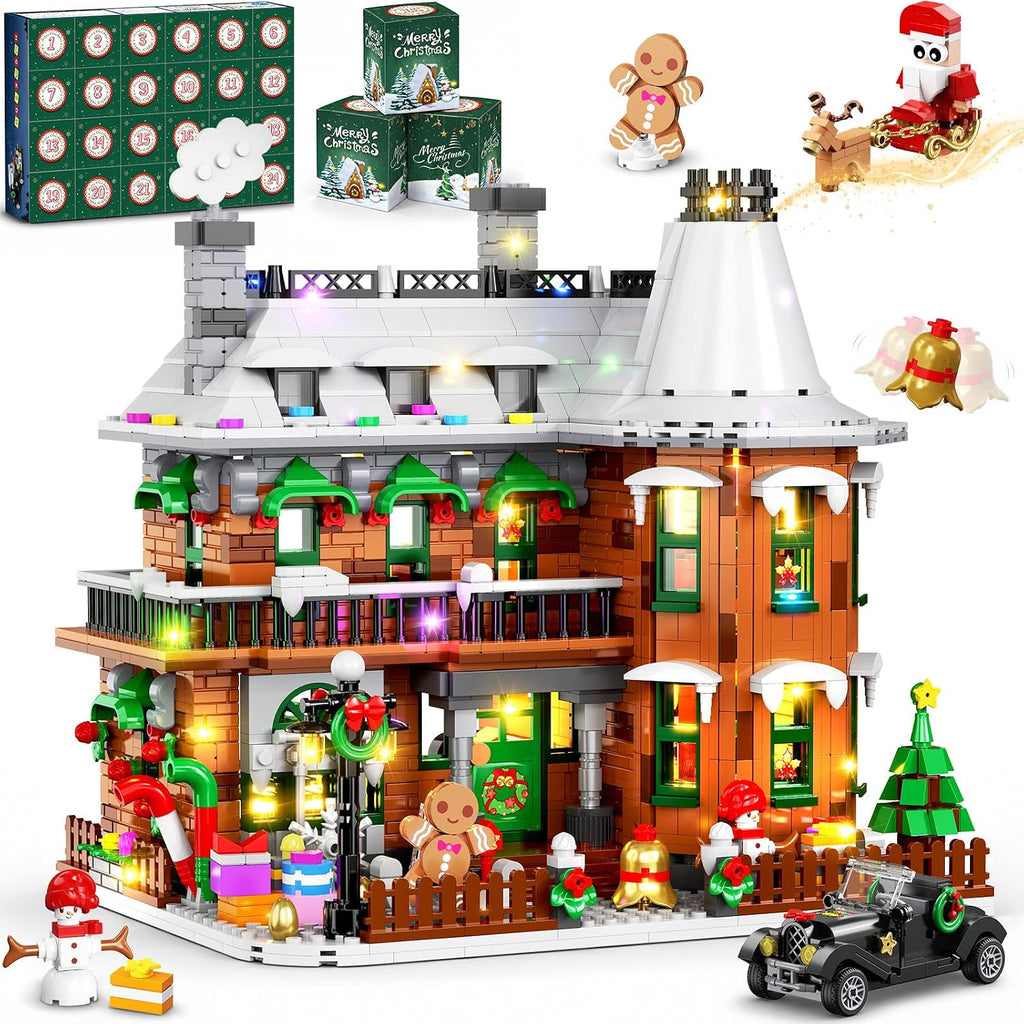 HOGOKIDS Calendario de Adviento 2026 Juegos de construcción de casa de