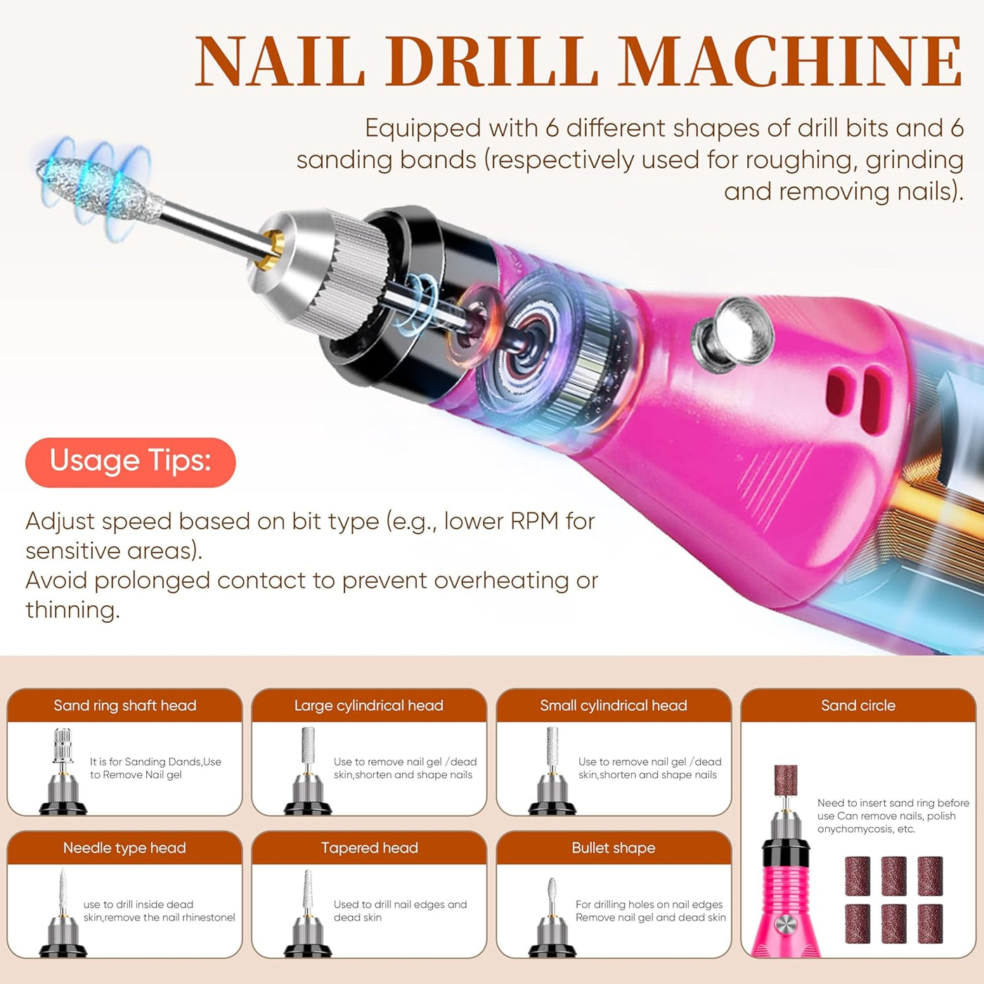 Kit de esmalte de uñas de gel con lámpara de uñas, kit de uñas de g...