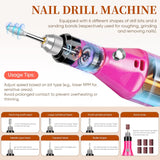 Kit de esmalte de uñas de gel con lámpara de uñas, kit de uñas de g...