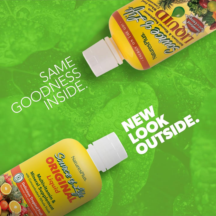 NaturesPlus Source of Life - Líquido de frutas tropicales, 30 onzas...