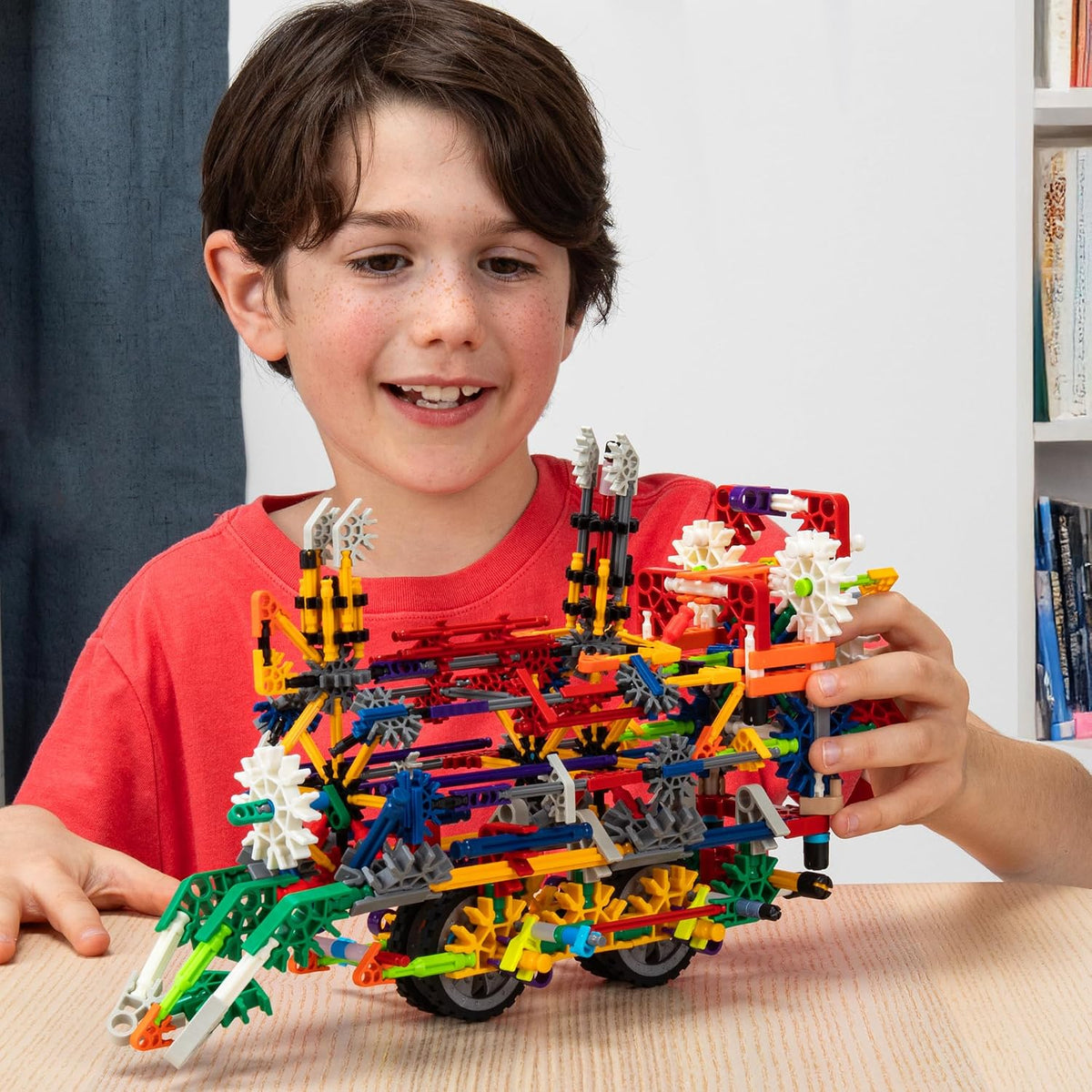 KNEX 80 Model Deluxe Set con Reusable Bag - STEM Building Kit, Kid Construction, Creative Play Toy‚ Ages 8+
