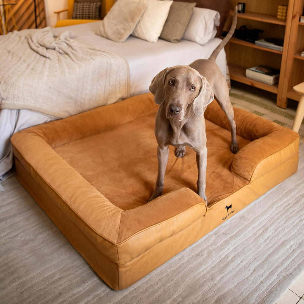 XXL - Cama para perro, espuma ortopédica de enfriamiento con