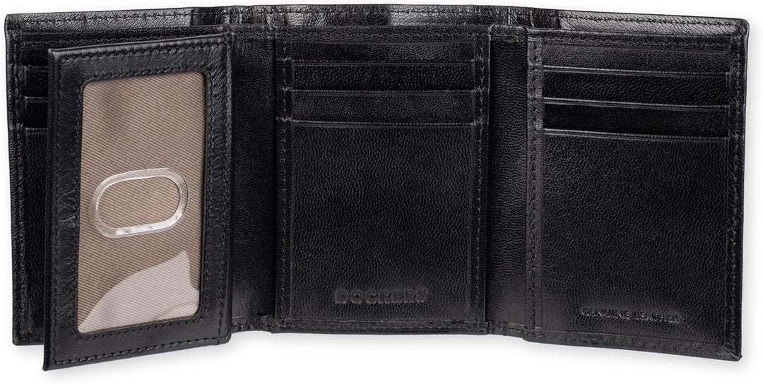 Dockers Billetera de perfil delgado con capacidad extra para hombre...
