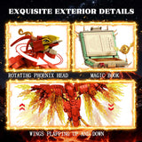 Juego de 1252 piezas Moc Fire Phoenix con bloque de