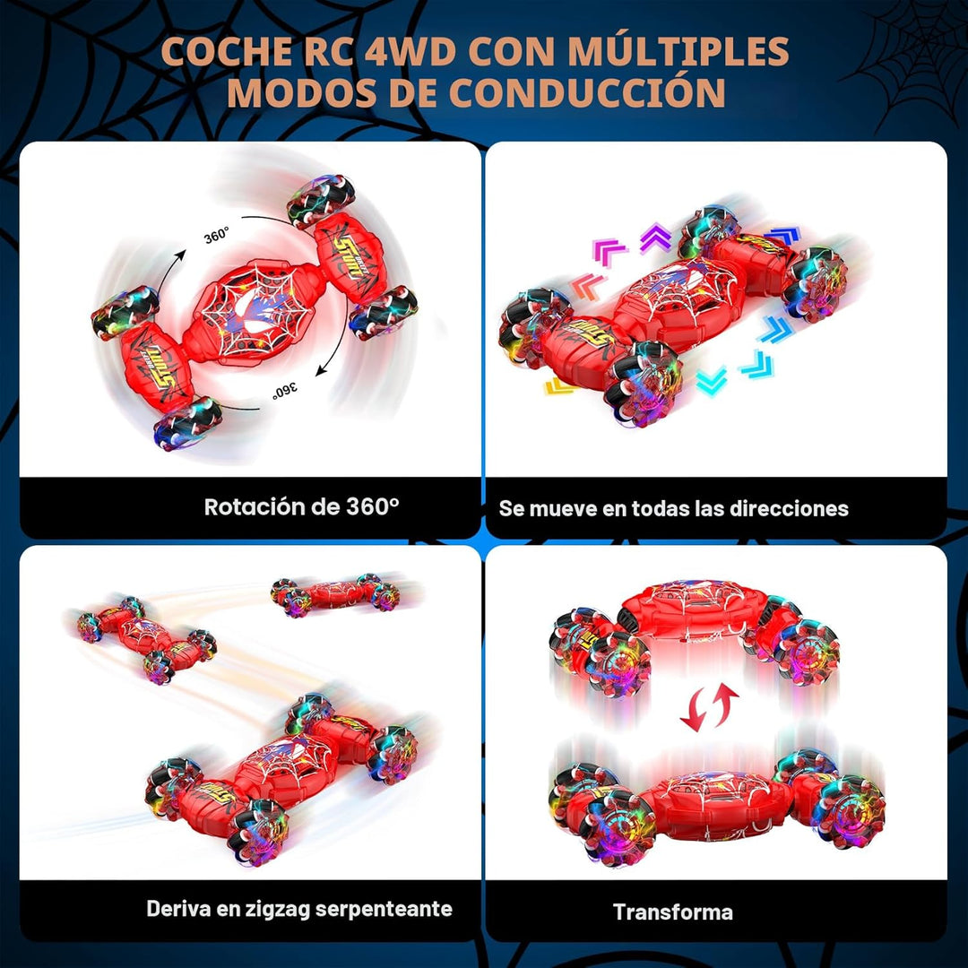 Nikuku - Auto a control remoto - 2.4GHz 4WD con detección de gestos...