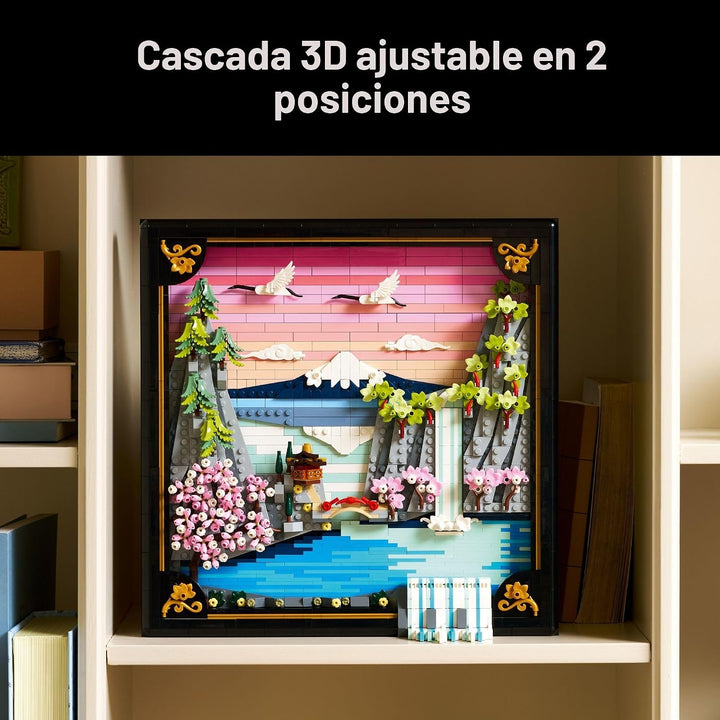 LEGO Art 31218 - Juego de construcción de paisaje de cerezo japonés...