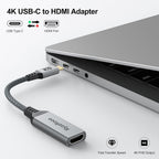 Adaptador USB C a HDMI, paquete de 5, 4K, compatible con