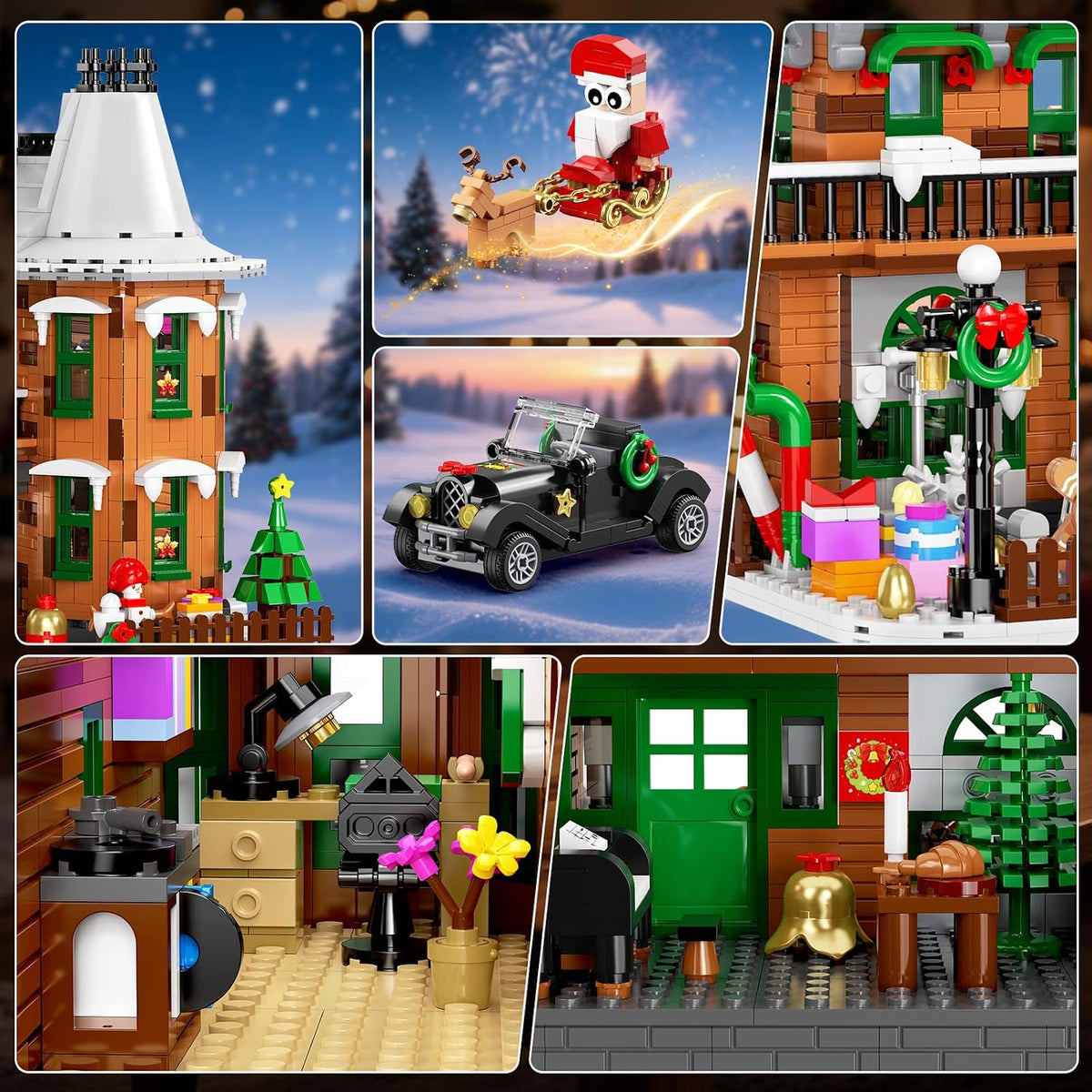 HOGOKIDS Calendario de Adviento 2026 Juegos de construcción de casa de