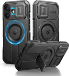 Dexnor - Funda para iPhone 16 con cubierta deslizante para cámara, 6.1