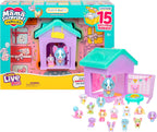 Little Live Pets - Juego de casa para cachorros, 15 mini cachorros coleccionables