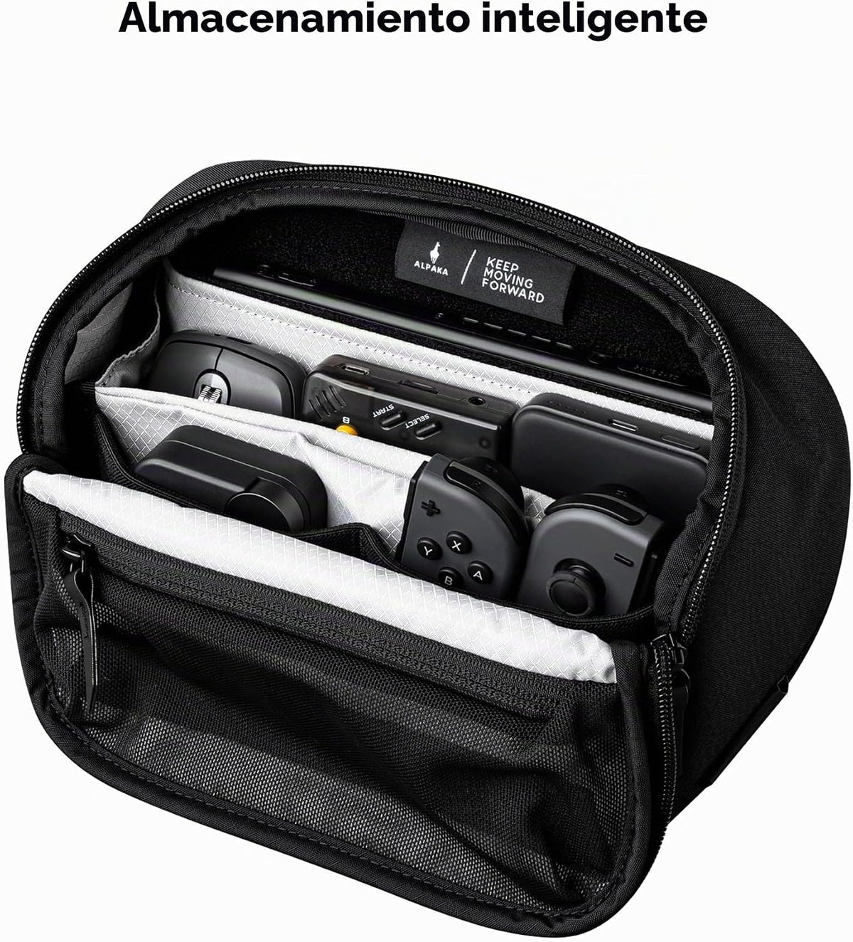 ALPAKA Vertex Pouch Mini Tech Pouch Organizador de viaje Axoflux 300D negro