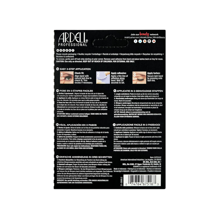 Ardell Wispies - Pestañas multidimensionales, tiras de pestañas nat...