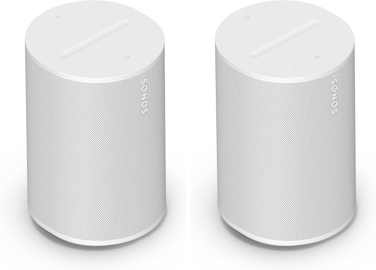 Sonos Era 100 - Blanco - Altavoz inteligente inalámbrico, habilitado para Alexa, Pack of 2