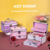 Kit de maquillaje Hot Sugar para adolescentes con estuche de tren,...