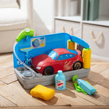 Melissa Doug Spray Shine Car Wash - Juego de juguete de