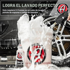 Adam's Mega Foam (5 galones) – pH neutro, ultra concentrada para cañón de espuma, pistola de pulverización de espuma o cubeta – Seguro para cera, selladores y revestimiento cerámico – Limpiador de
