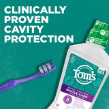 Tom's Of Maine Whole Care - Enjuague bucal natural con flúor, m...