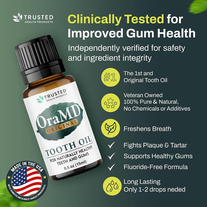 OraMD Aceite para Dientes 4 en 1 de Fuerza Original - Tratamiento d...