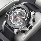 Reloj casual único para hombre, cronógrafo de moda de cara grande