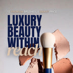 BERRY GOODS Juego de 12 brochas de maquillaje con fibras de seda