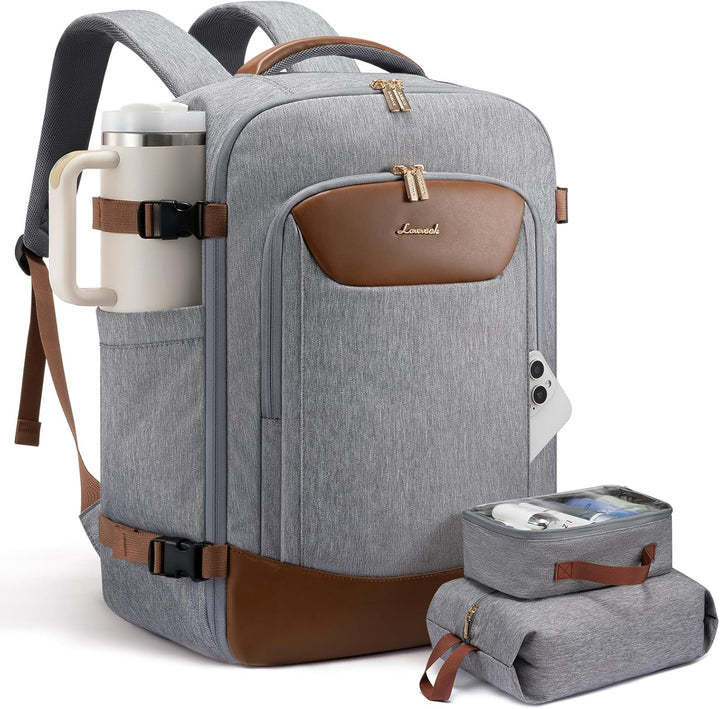 LOVEVOOK Mochila de viaje de 40 L para mujeres y hombres, mochila g...
