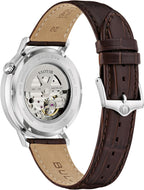 Bulova - Reloj Aerojet automático de 3 manecillas para hombre, apertura con vista interior, reserva de energía de 40 horas, cristal mineral doble curvado,41 mm